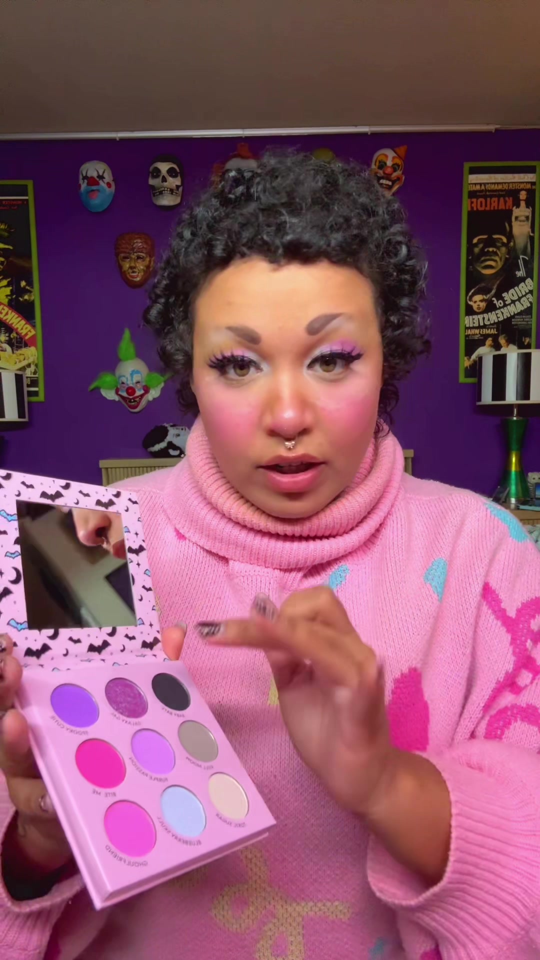 TikTok post by @cheyennejazwise for Yva Expressions. Caption reads: @Yva Expressions ✨ sent me their #pastelgoth....