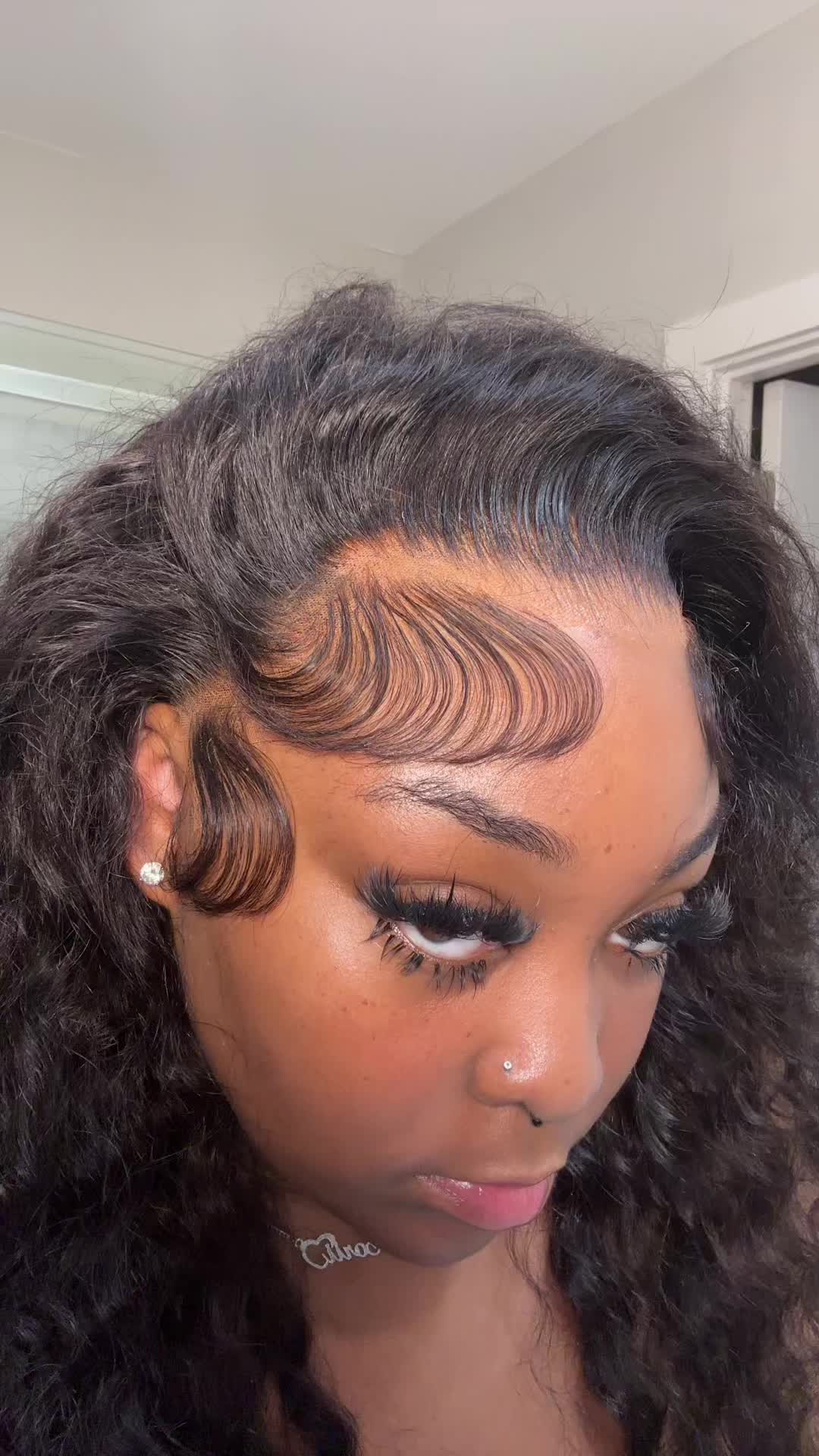 TikTok post by @toriigabrielle for Pizazz Hair. Caption reads: 10/10 per usual!😍😍#fyp #wiginstall....