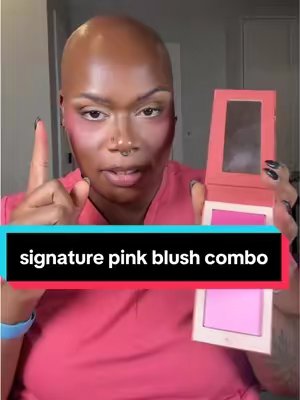 TikTok post by @the_doc_elle for KimChi Chic Beauty. Caption reads: [...] , volume 4 powder blush duo and @KimChi Chic....