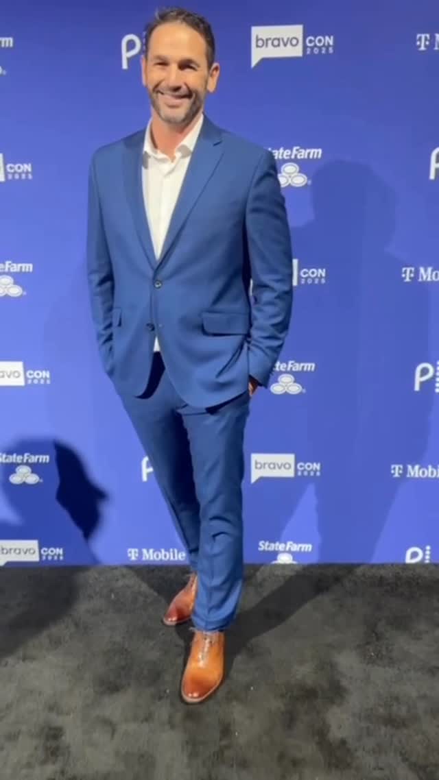 Instagram post by @captainjchambers for Kenneth Cole. Caption reads: [...] sun shining, so the blue suit from....