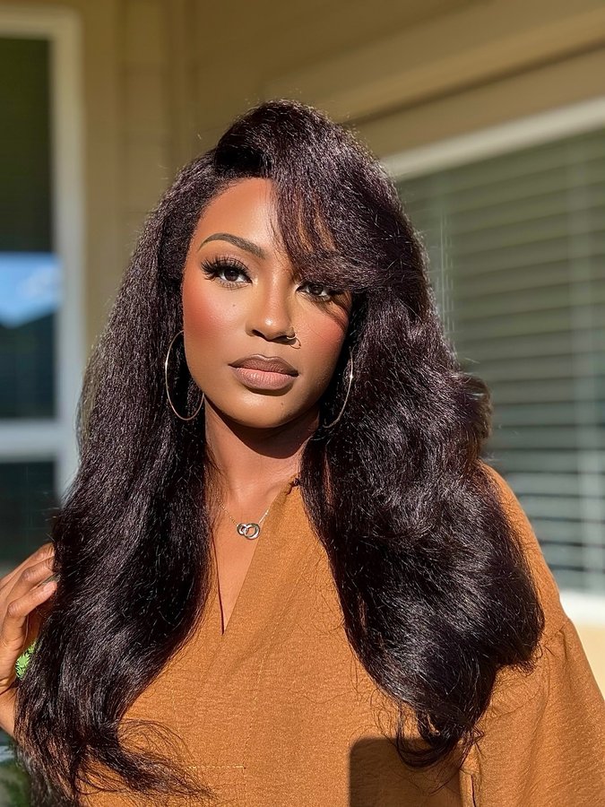 Instagram post by @muphidahhh for Ashimary Hair. Caption reads: 🤎🍂 I’m wearing @ashimaryhair 360 Invisi Strap 22....