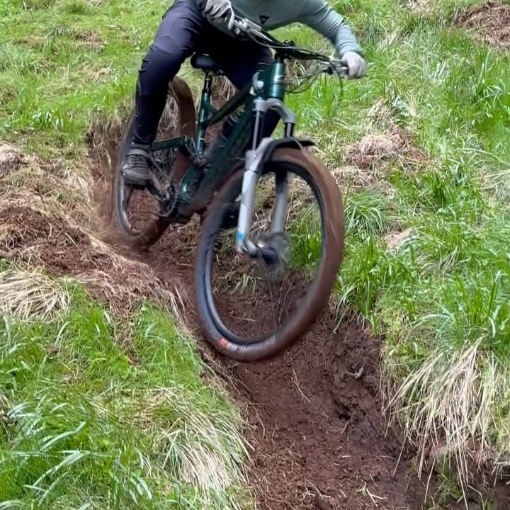 Instagram post by @jamesy_boy_shirley for Dainese. Caption reads: Dancing down the mountain the other day with....