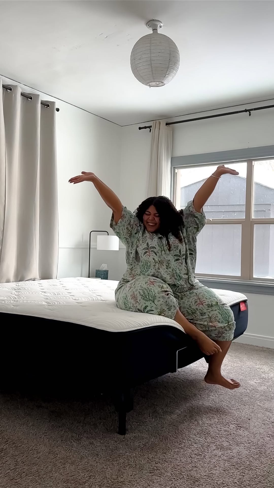 Instagram post by @thekatrinanichole for Big Fig Mattress. Caption reads: ✨GIVEAWAY: day 12 (closed)✨ today I am so excited....