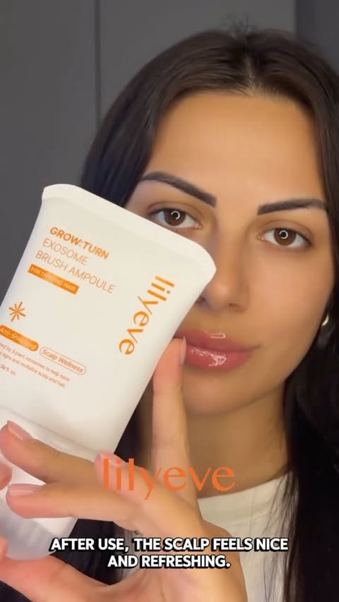 Instagram post by @magdamamulashvili7 for Lilyeve. Caption reads: @lilyeve_global @lilyeve.kr ✨ Korean Hair Care....