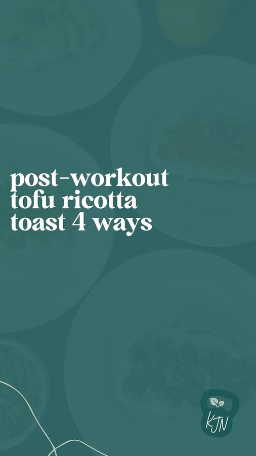 Instagram post by @kellyjonesrd for Nasoya. Caption reads: Want a new post-workout snack that’s no-cook, A+....