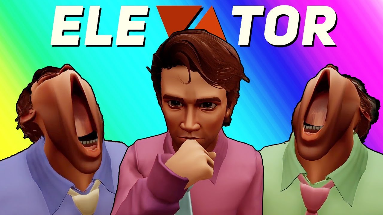 YouTube post by @VanossGaming for Underdog Fantasy. Caption reads: Elevator - This Gmod Blast From the Past Returns!.