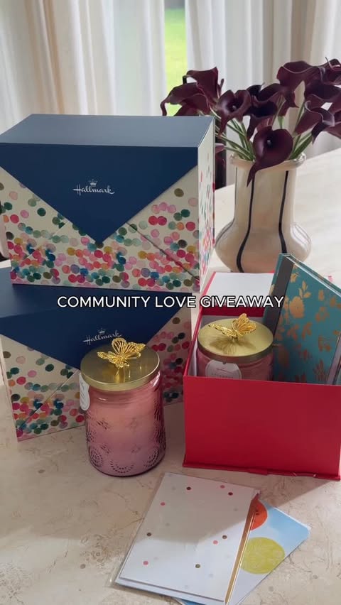 Instagram post by @hellodrea16 for Hallmark. Caption reads: #ad A small gesture or thoughtful @hallmark card....