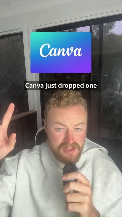 Instagram post by @nocode.joshua for Canva. Caption reads: Canva just dropped an AI feature called Magic....