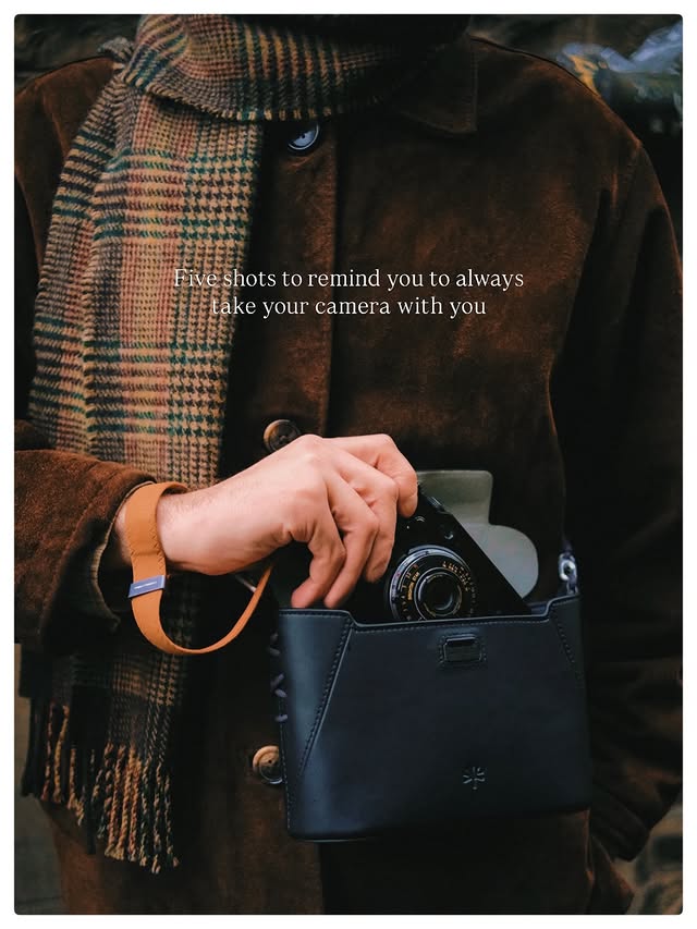 Instagram post by @maurenzetti for PGYTECH. Caption reads: [...] camera bag and this strap are from....