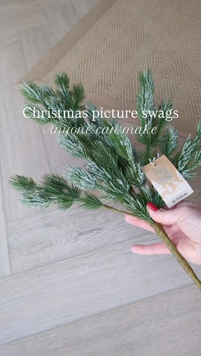 Instagram post by @at_home_with_betty for The Range. Caption reads: DIY Picture Swags 🌿

I made these last year using....