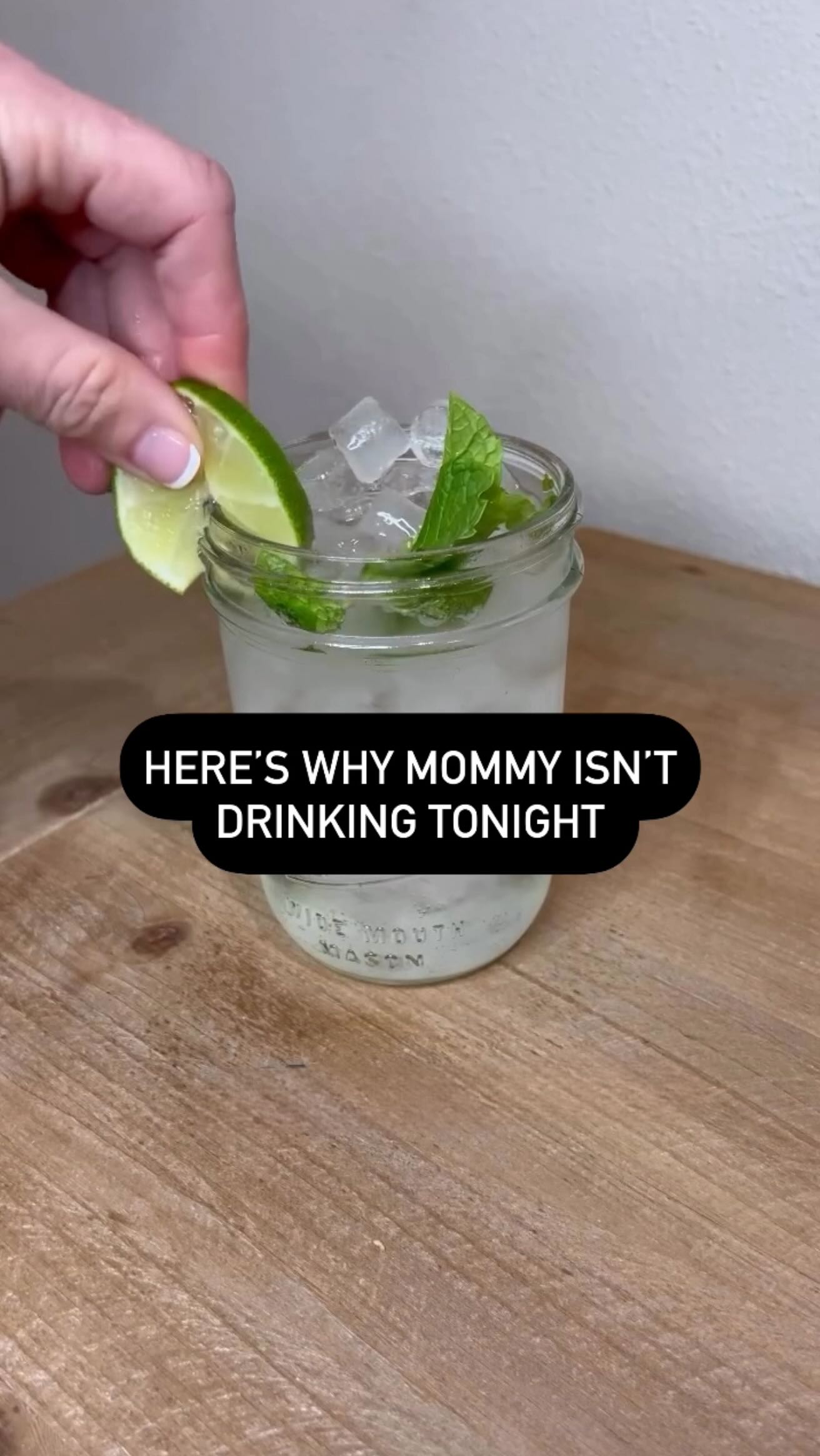 Instagram post by @recoveryisthenewblack for LaCroix Water. Caption reads: Motherhood can be chaotic and exhausting. At the....