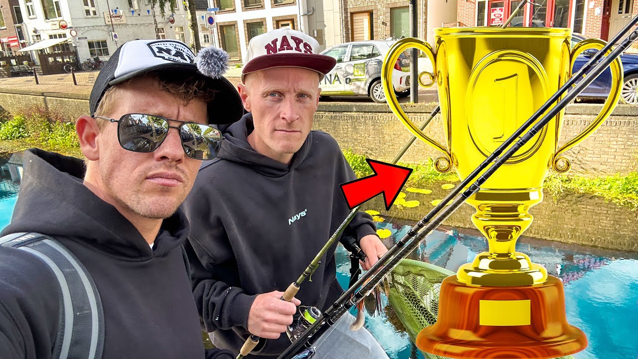 YouTube post by @DanielWeyers for NAYS Outdoor & Lifestyle Wear. Caption reads: In deze video doe ik samen met mijn maatje Dennis....