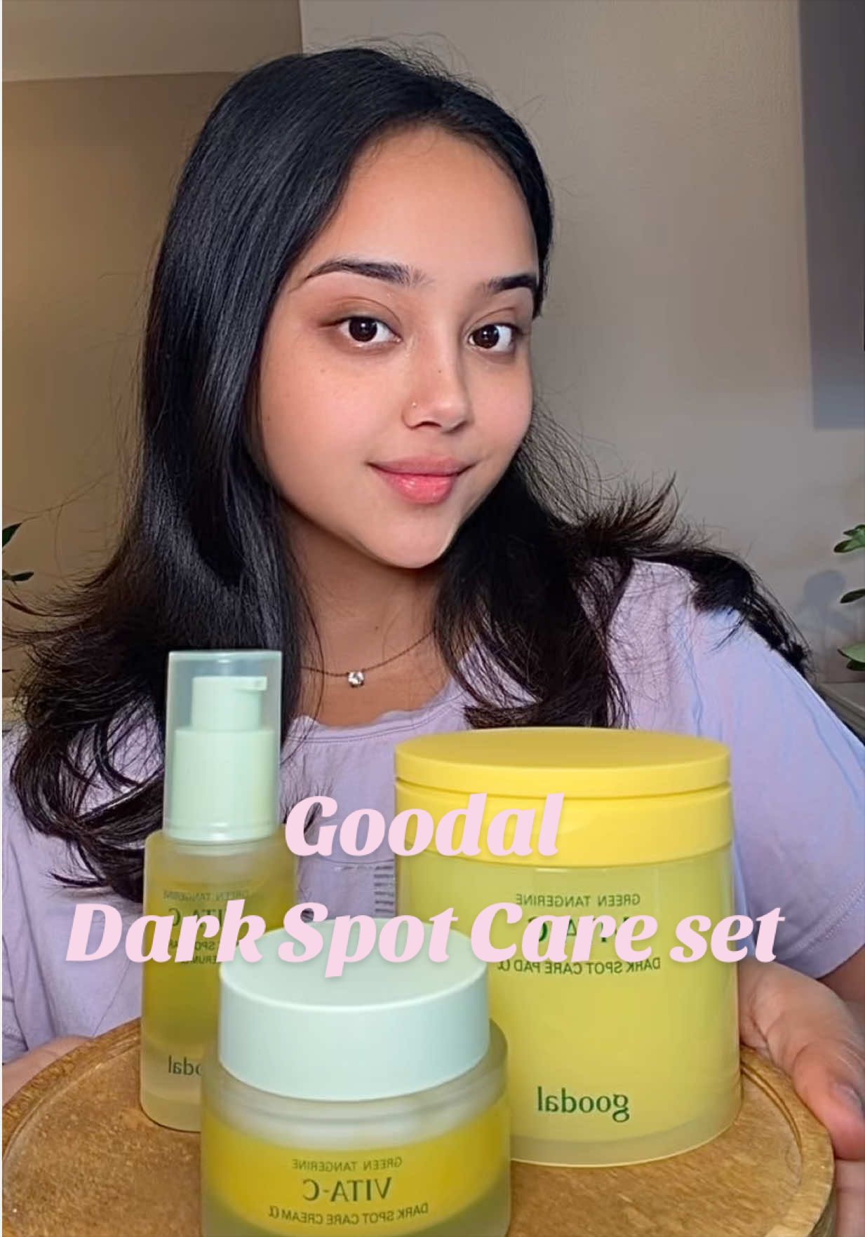 TikTok post by @itsallyshha for Goodal USA. Caption reads: [...] @goodal_global @cliocosmetics_global @goodal....