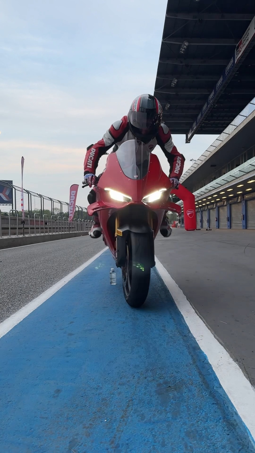 Instagram post by @emilio_zamora for Ducati. Caption reads: Not every attempt wins. But every effort builds a....