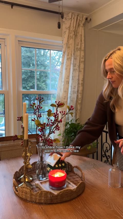 Instagram post by @carlybarrett04_ for Emergen-C. Caption reads: [...] winter reset always includes a mug of....