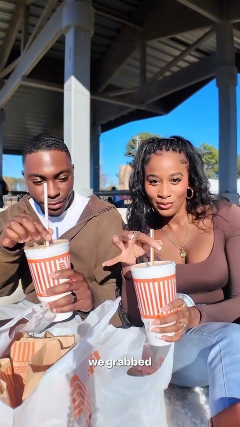 Instagram post by @antavialauren for Whataburger. Caption reads: [...] your favorite person, stopping by....