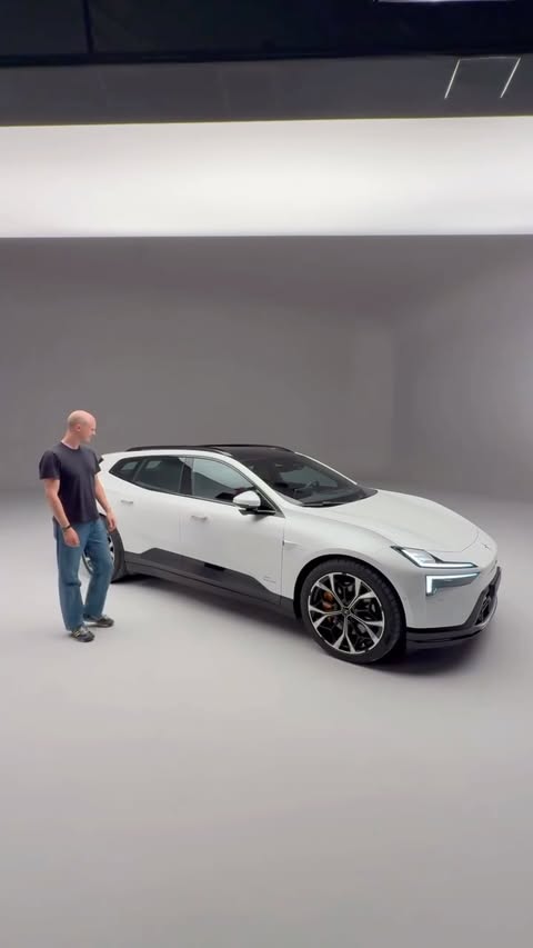 Instagram post by @seenthroughglass for Polestar. Caption reads: [...] Great to get an early look at the new....