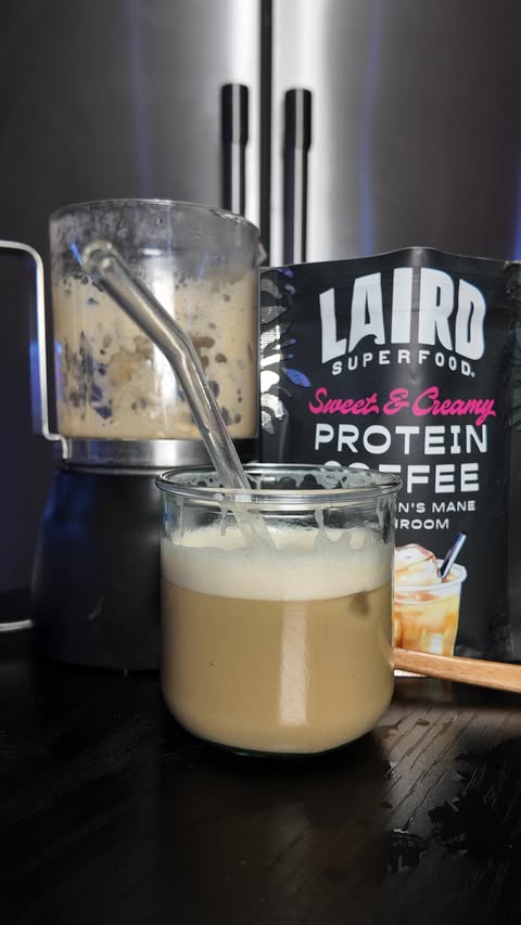 Instagram post by @im_too_indie for Laird Superfood. Caption reads: [...] no sugar no weird fillers This is Laird....