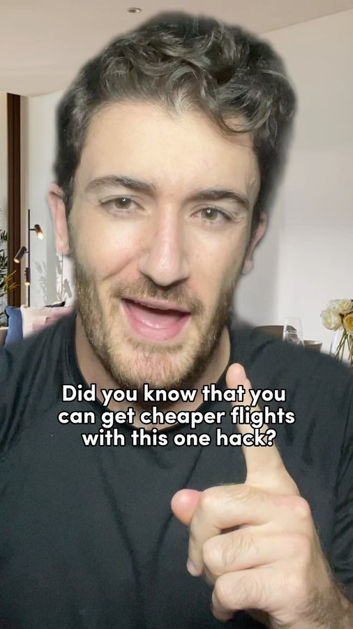 Instagram post by @freddiefinance_ for NordVPN. Caption reads: [...] hack could make traveling cheaper!

@nordvpn....