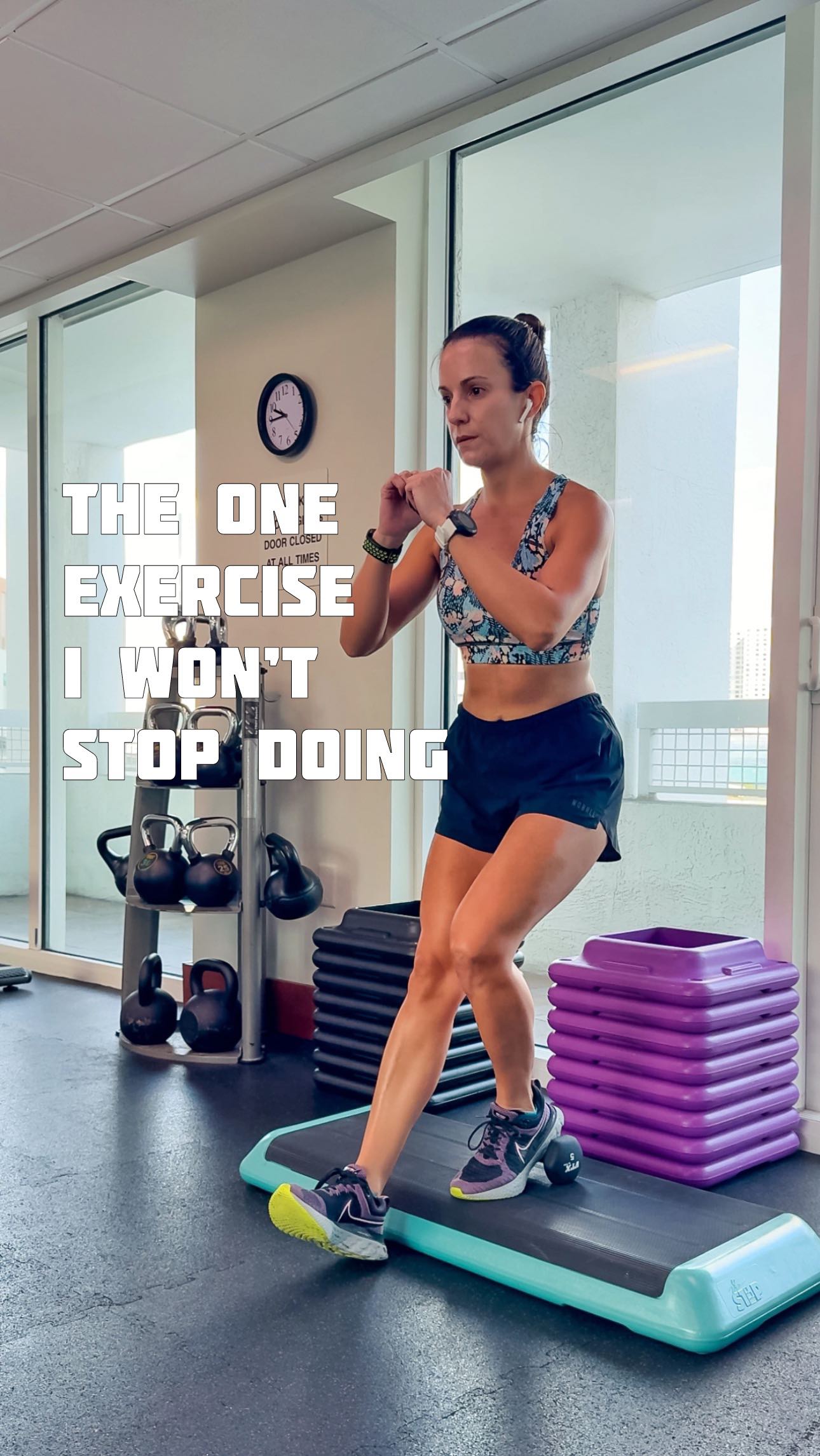 Instagram post by @stephpiruns for Senita Athletics. Caption reads: I love my heavy strength building seasons, like....