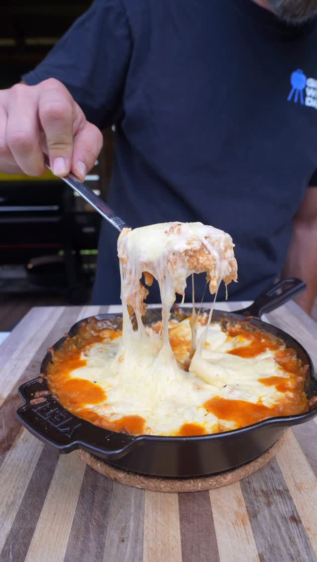 Instagram post by @grillin_with_dad for General Mills. Caption reads: Talk about easy and delicious! Just 5 ingredients....