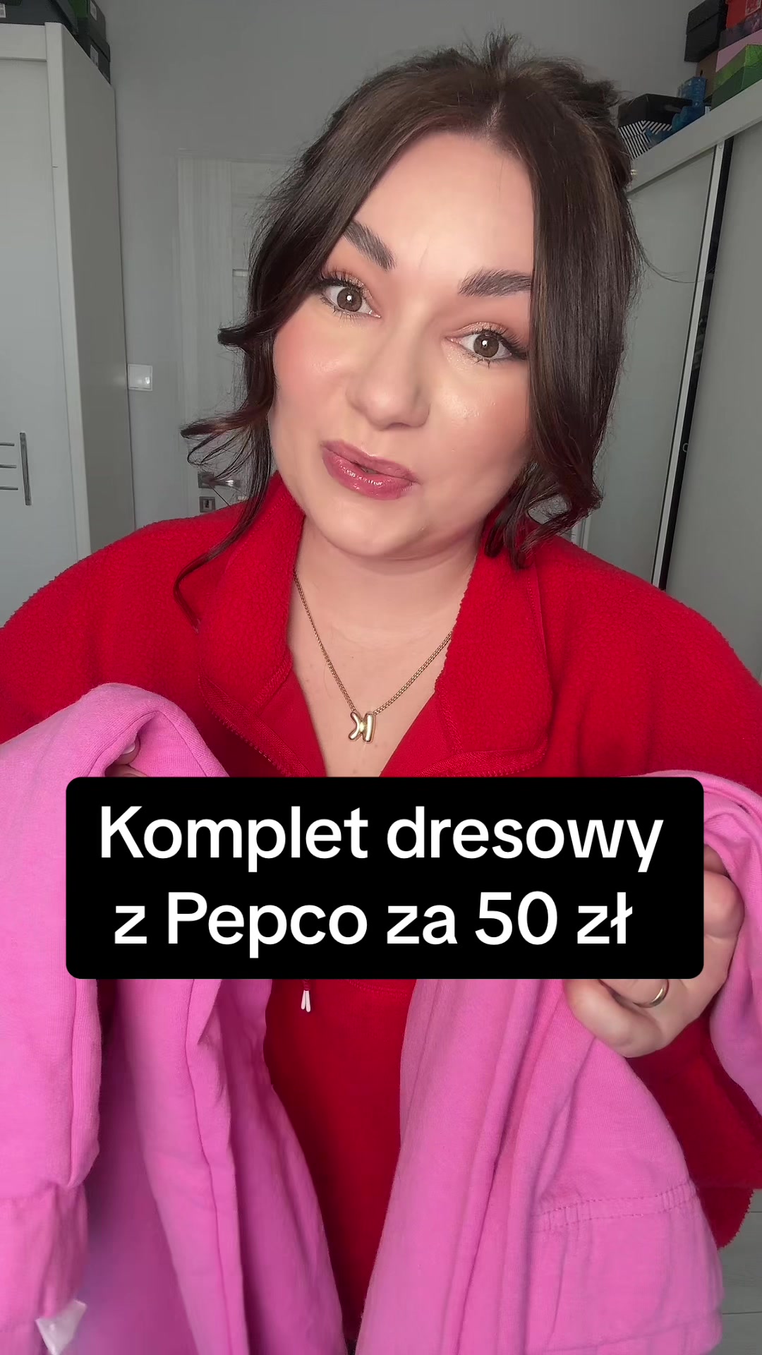 TikTok post by @pani_z_tiktoka for Pepco. Caption reads: Co myślimy? Kolor okej? 😃@Pepco - official....