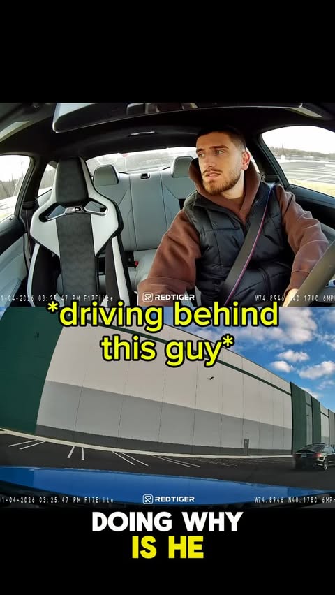 Instagram post by @aboswhips for REDTIGER. Caption reads: this is why you NEED a dashcam #redtiger #dashcam....