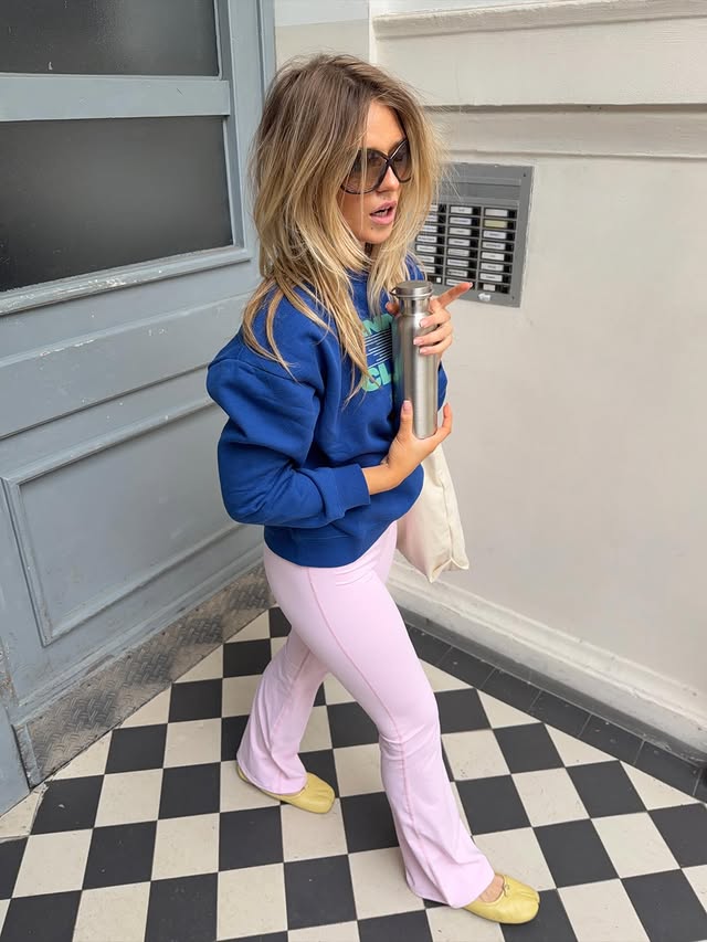 Instagram post by @llolarosalie for Björn Borg. Caption reads: feeling very pink and hints of blue @bjornborg....