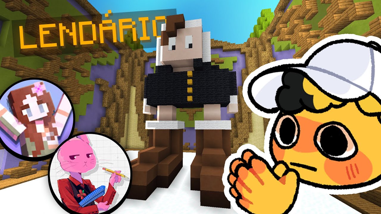 YouTube post by @LuseLUL for FIFINEMICROPHONE. Caption reads: PRO BUILDERS in BUILD BATTLE in 2025... - Fifine....