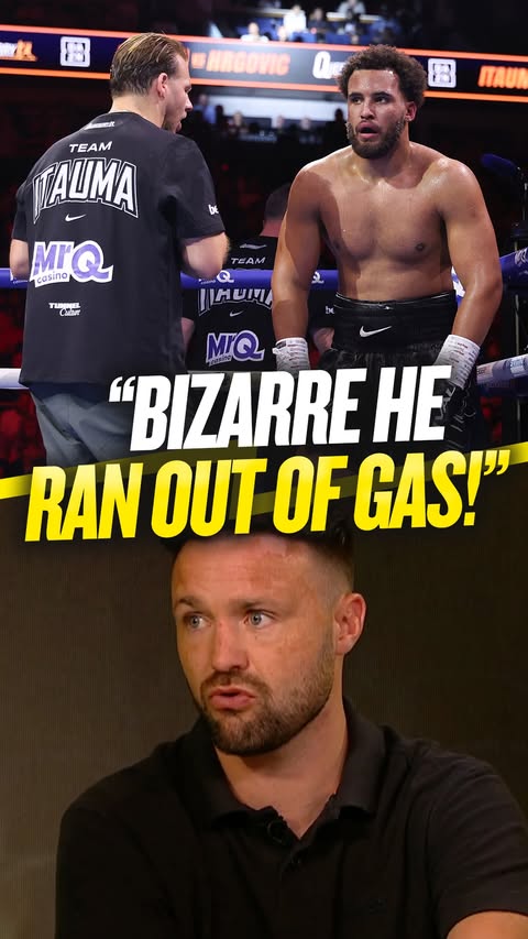 Instagram post by @talksport for DAZN Boxing. Caption reads: Josh Taylor believes the blame lies with Moses....