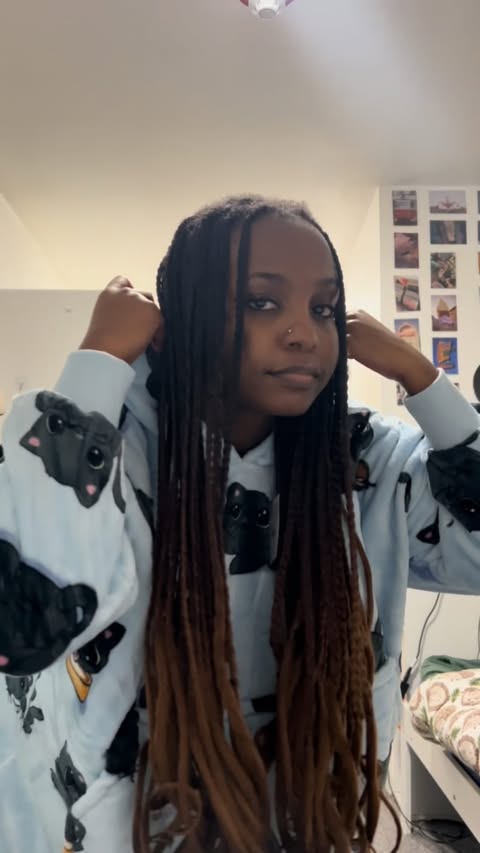 Instagram post by @ashley_mureithi for The Oodie. Caption reads: [...] received my first ever PR package from....