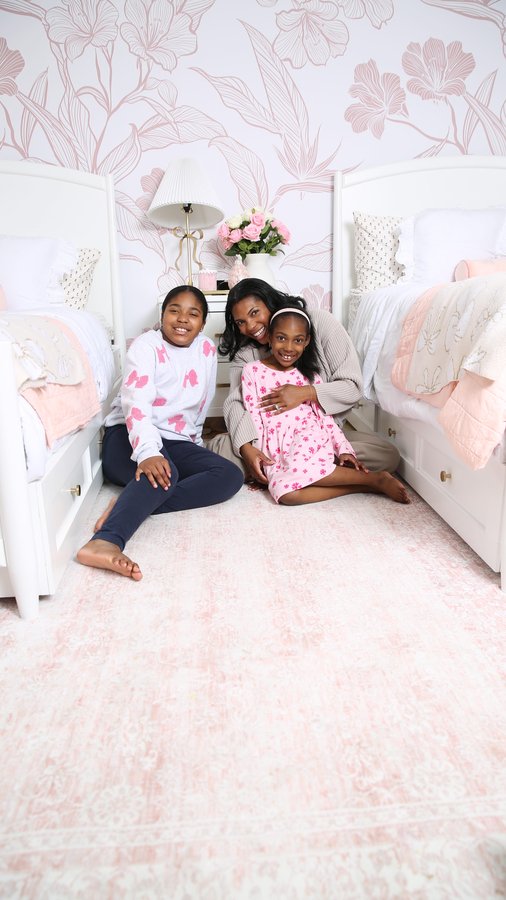 Instagram post by @theantoinettefm for Rooms To Go. Caption reads: Notice anything different? If you see the gold....