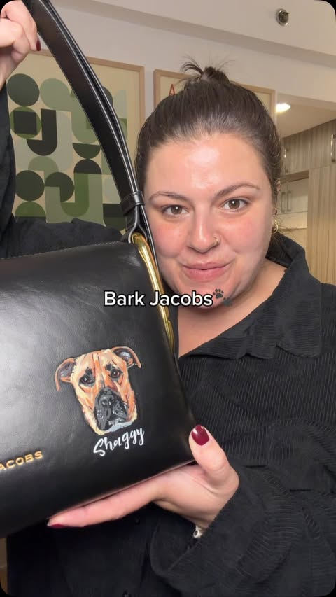 Instagram post by @andrea_tamasi for Marc Jacobs. Caption reads: Shaggy officially has his face on a Marc Jacobs....