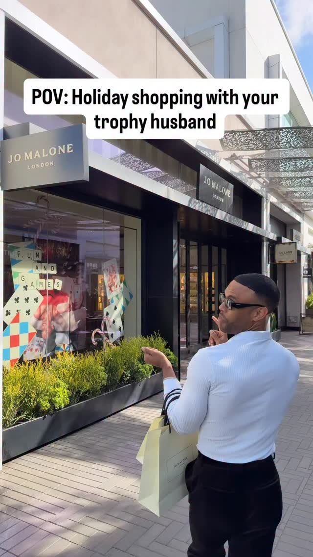 Instagram post by @cjshepjr for Jo Malone London. Caption reads: What do I want for Christmas?....