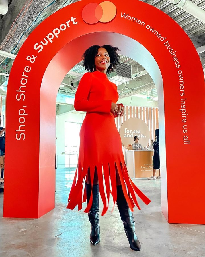 Instagram post by @monroesteele for Create & Cultivate. Caption reads: Excited that I got to join @createcultivate and....