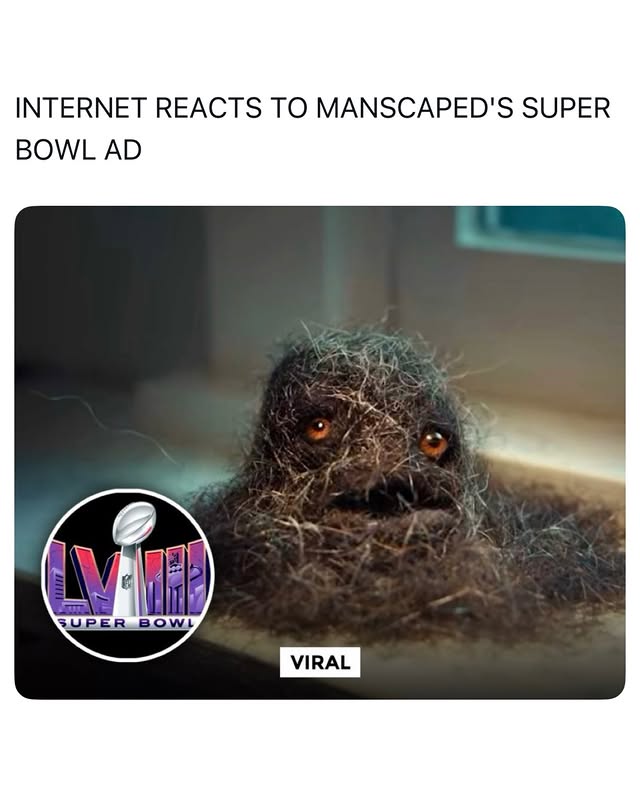 Instagram post by @fruitsnacks for MANSCAPED. Caption reads: @manscaped just dropped the most unhinged Super....