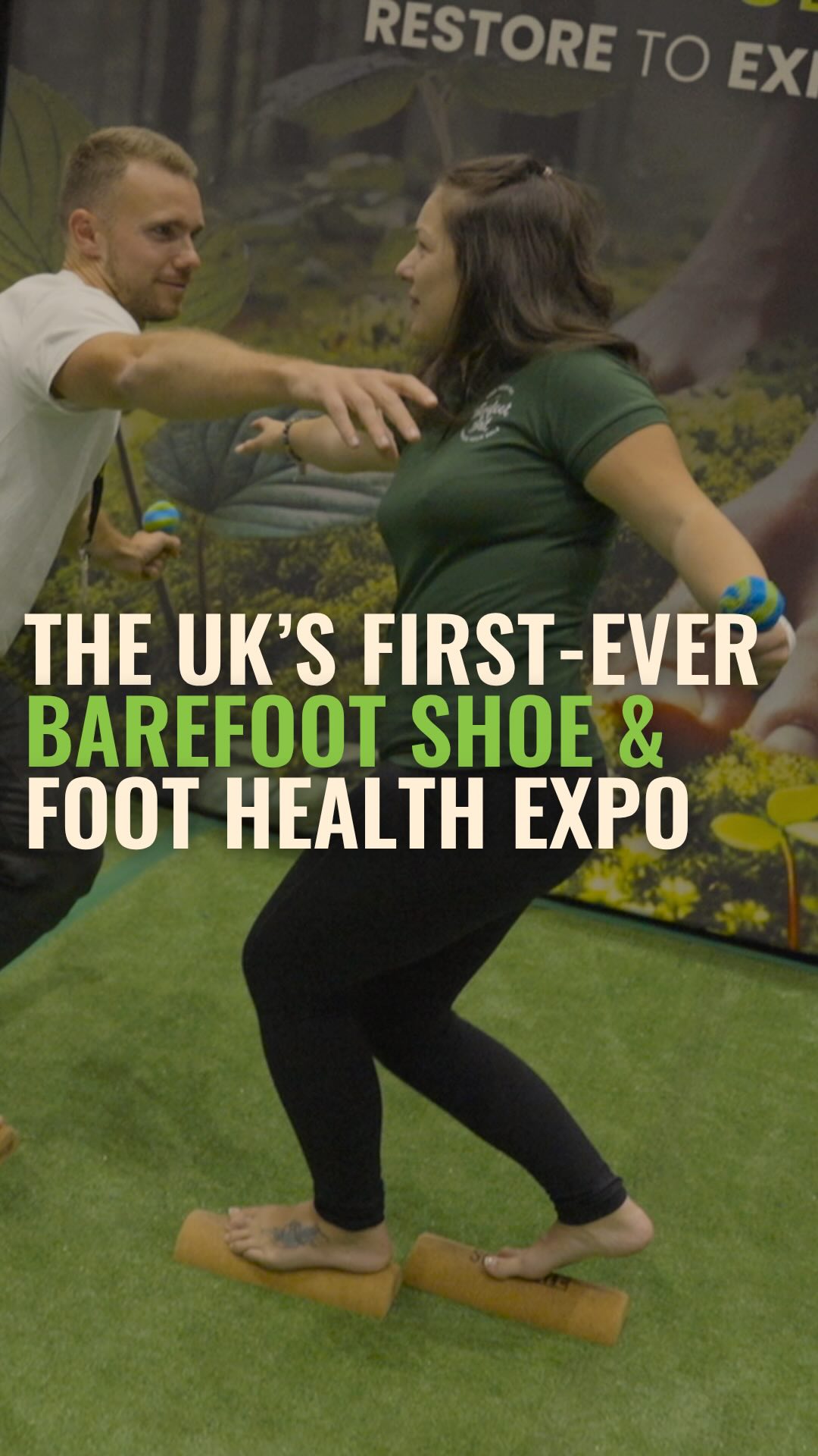 Instagram post by @barefootbritofficial for The Foot Collective. Caption reads: After the incredible energy of Anya’s Barefoot....