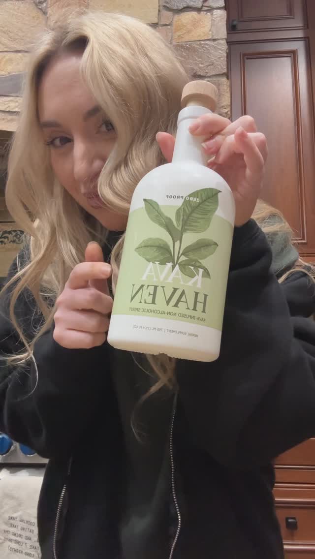 Instagram post by @blessedholisticlife for Hopwtr. Caption reads: Who needs alcohol when you have @drinkkavahaven....