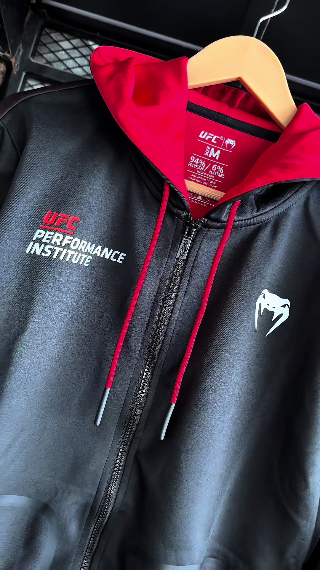 TikTok post by @routedstore for Venum. Caption reads: UFC Adrenaline by Venum Performance Institute 2.0....