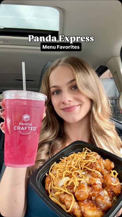 Instagram post by @detroiteatsntreats for Panda Express. Caption reads: My go-to Panda Express order has a little bit of....