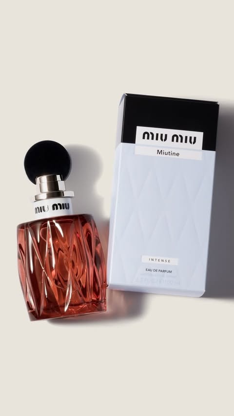 Instagram post by @byjulialauren for Miu Miu. Caption reads: [...] on a night out ✨ Miutine Boozy Berry by Miu....
