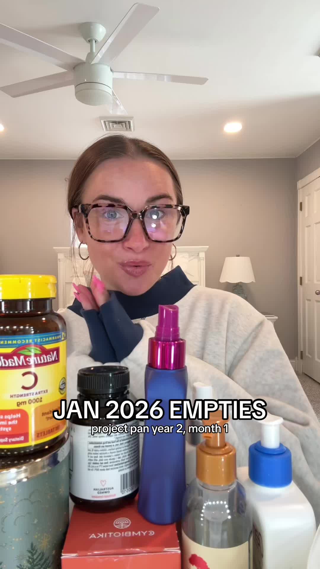 TikTok post by @alexa.lord for JSHealth Vitamins. Caption reads: [...] my ShopMy 🥰 @Cymbiotika @Tree Hut @JSHealth....