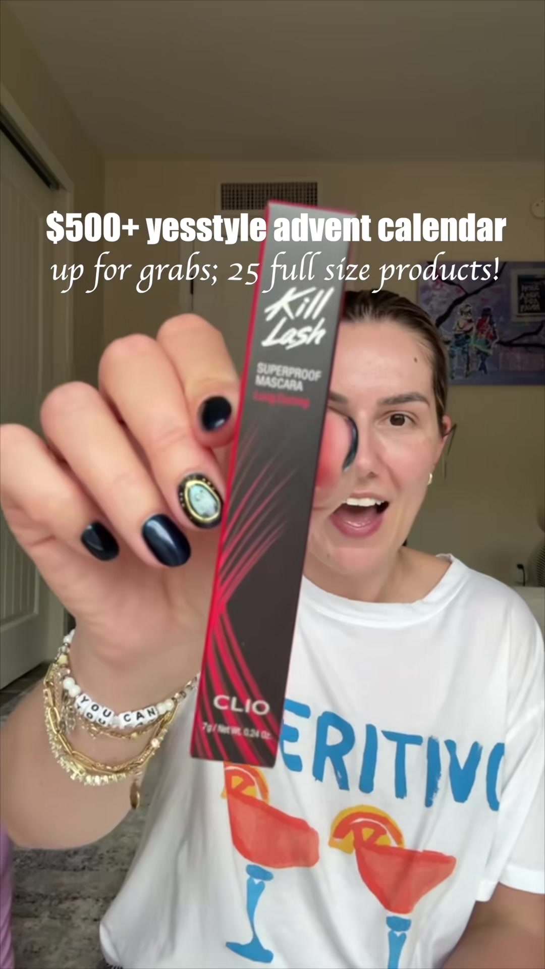 TikTok post by @adaatude for YesStyle. Caption reads: the giveaway is running on my instagram so i’ll....