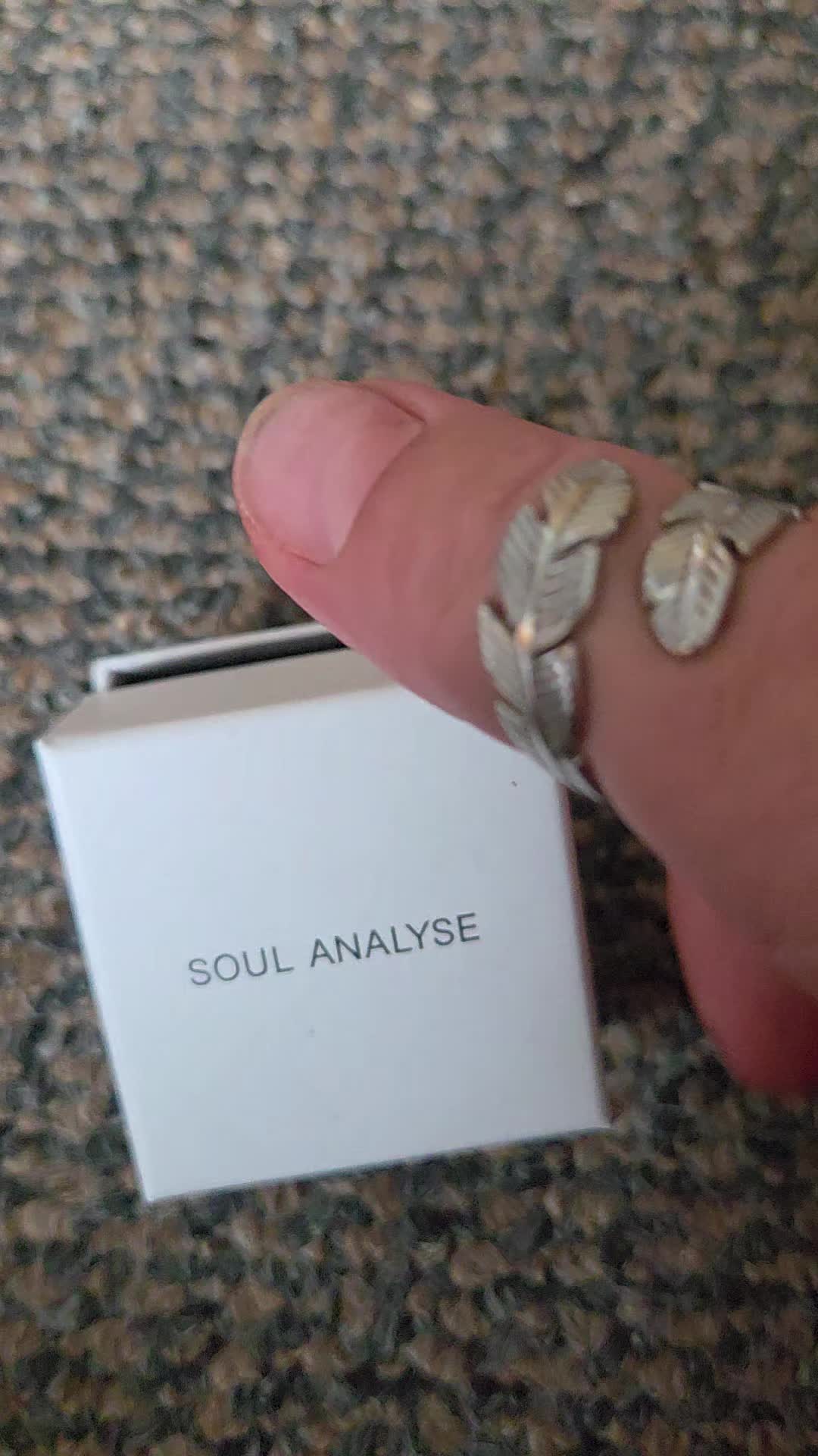 TikTok post by @karenhardy2010 for Soul Analyse. Caption reads: Absoooutley beautiful @Soul Analyse #ring #jewelry....