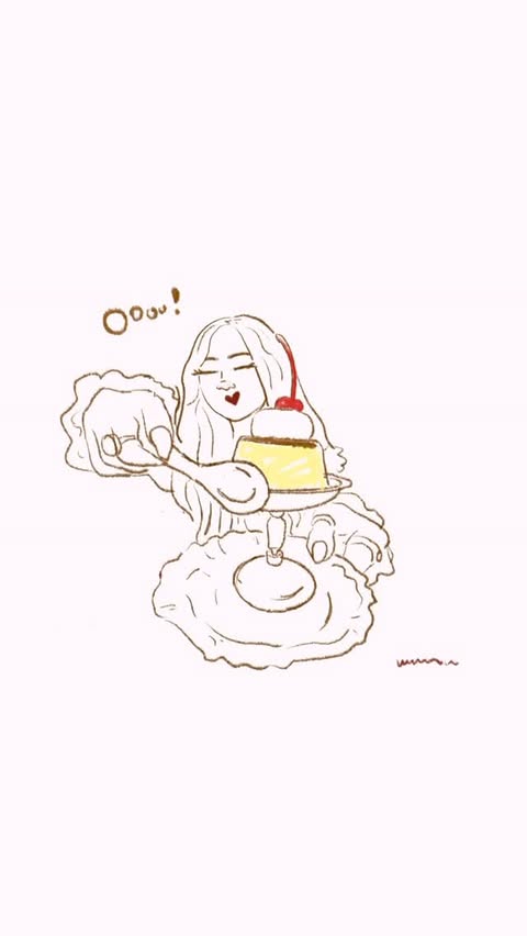 Instagram post by @xoxoannakwan for Procreate. Caption reads: [...] attempt at actual animation 🙇🏻‍♀️🩷 using....