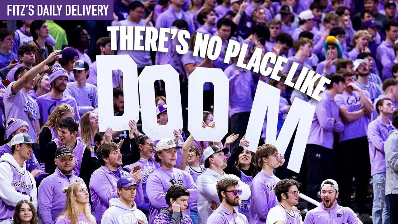 YouTube post by @GoPowercat for Coldest. Caption reads: Kansas State hoops non-con sked seems 'manageable'....