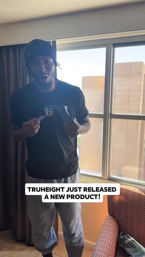 Instagram post by @shawntkelly_ for TruHeight. Caption reads: @truheightvitamins just dropped a new product 👀....