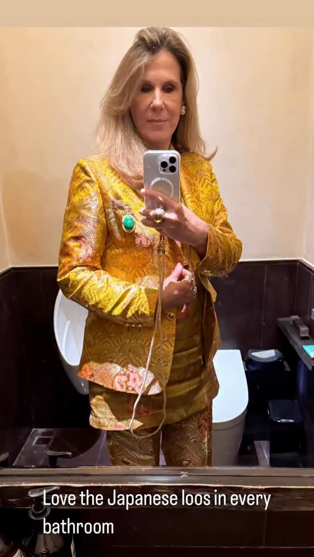 Instagram post by @serenacrawford for Marni. Caption reads: A Japanese loo !  They were all over China and of....