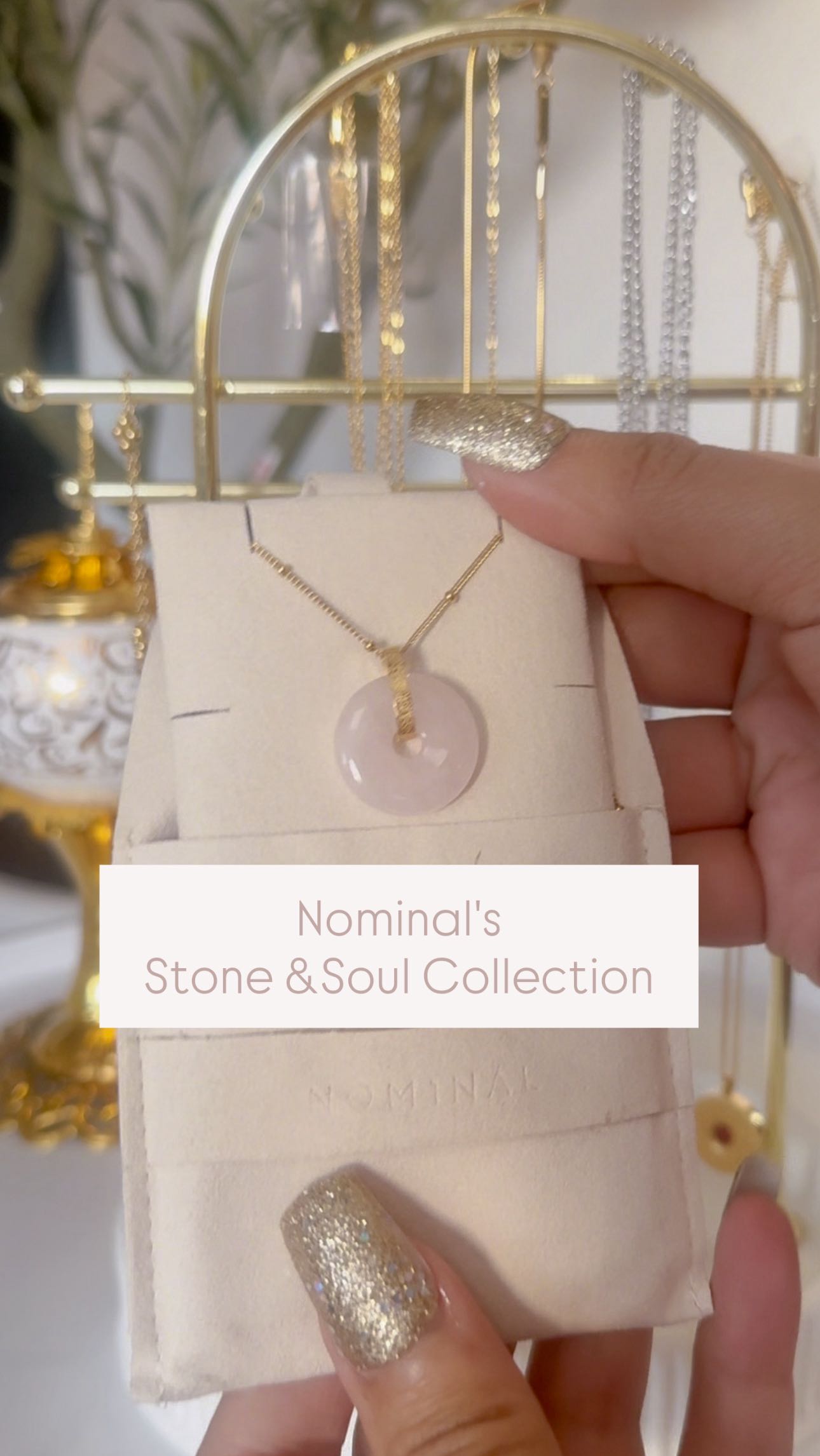 Instagram post by @inaamitanii for Nominal. Caption reads: [...] a little bakhoor and a closer look at....