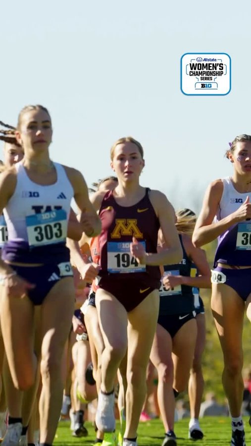 Instagram post by @bigtennetwork for Allstate. Caption reads: The first of the @allstate @bigten Women’s....